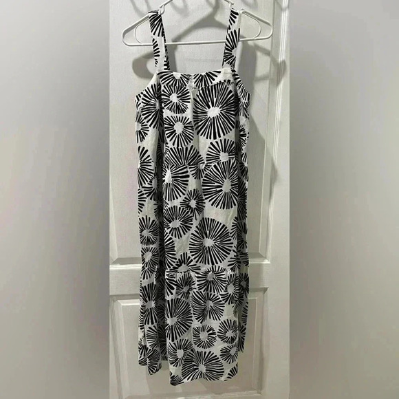 LOFT Women's Petite Firework Tiered Square Neck Midi Dress (Size XSP) - Picture 4 of 9